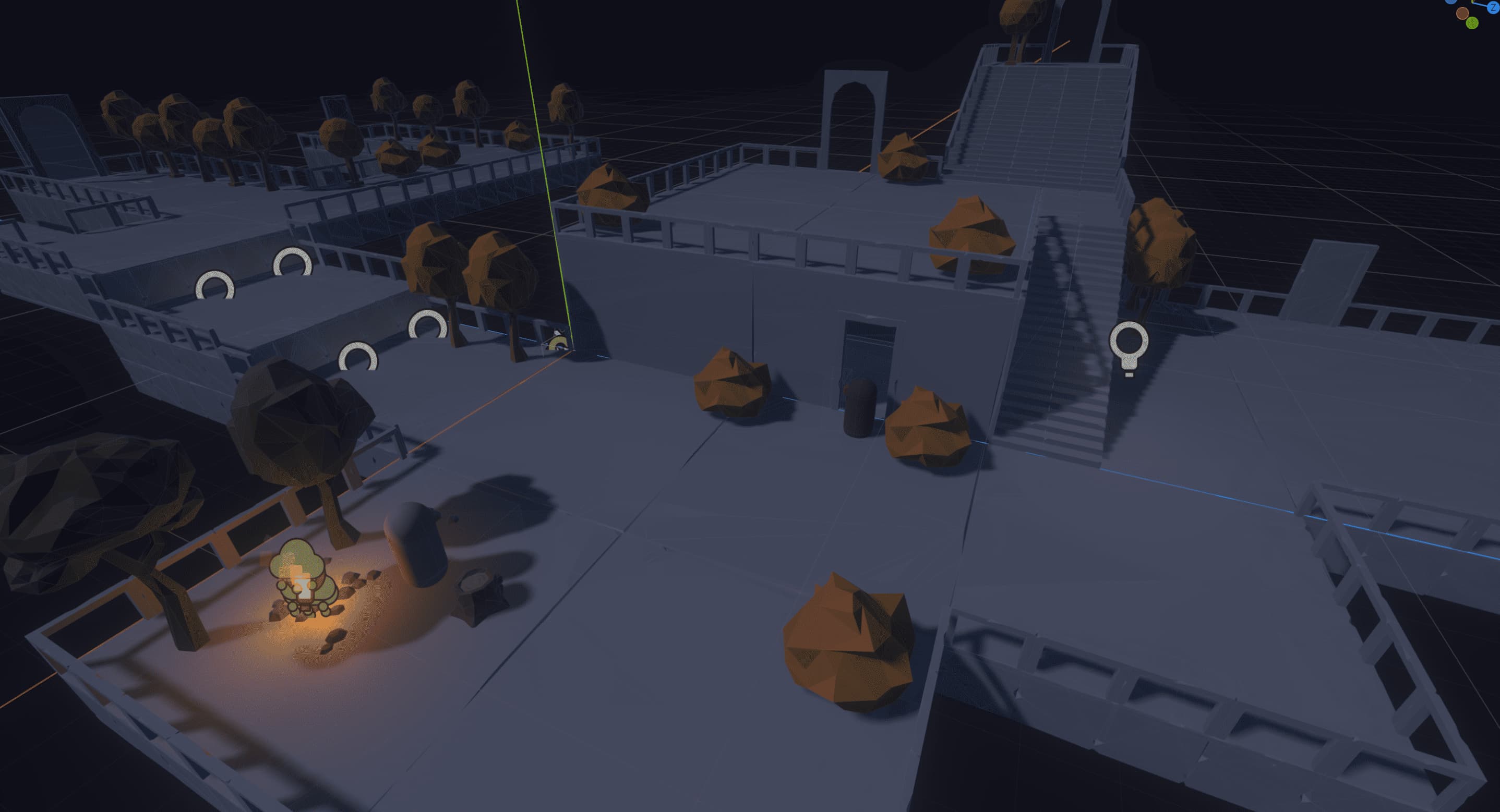 Low-poly scene from Project Bellinha